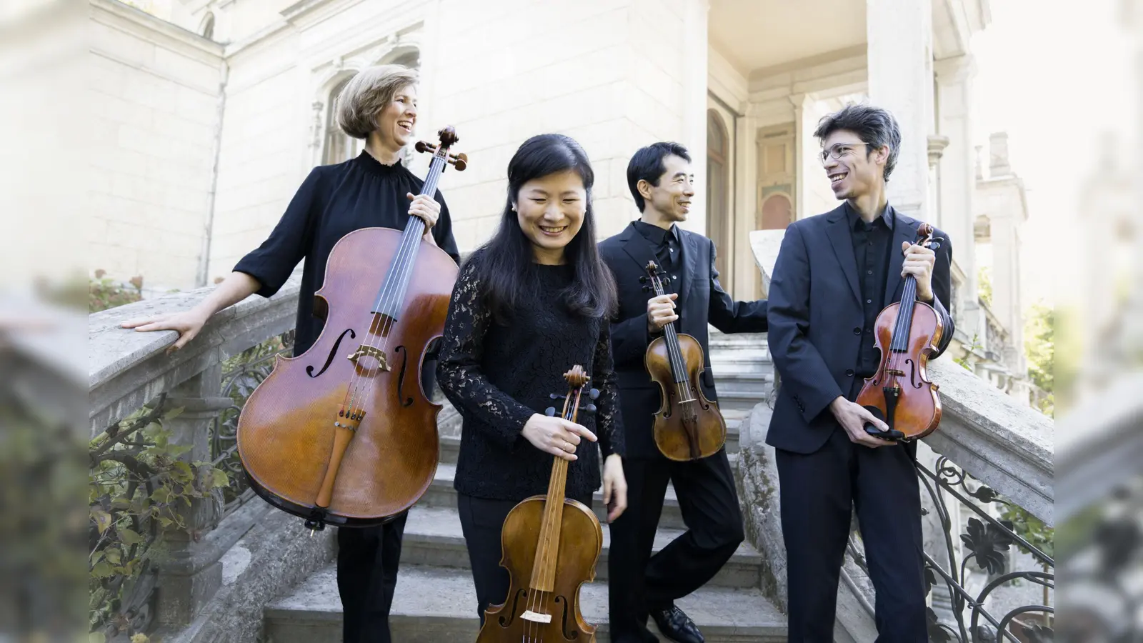 Das Pacific Quartet Vienna und Verena Joos sind im Marianum zu Gast. (Foto: Irene Zandel)