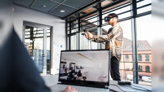 Virtual Reality kommt an der HAWK zur Bauvisualisierung zum Einsatz. (Foto: privat)